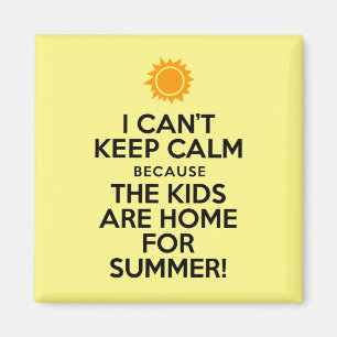Imã Eu não posso manter o verão Home dos miúdos cal