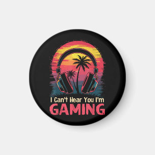Imã Eu não posso ouvi-lo Estou jogando Videos games En