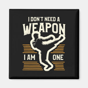Imã Eu Não Preciso De Uma Arma Eu Sou Um Kickboxing Ki