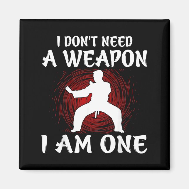Imã Eu Não Preciso de uma Arma Eu Sou Um - Taekwondo (Frente)