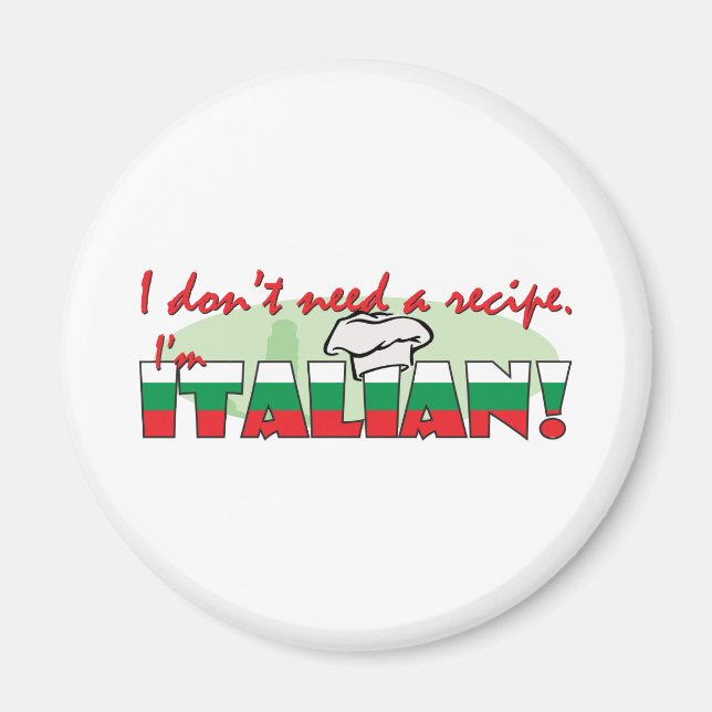 Imã Eu não preciso de uma receita. (Frente)