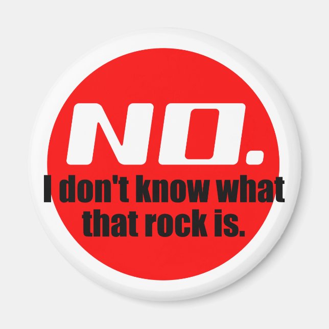 Imã Eu não sei o que é essa pedra (vermelha) (Frente)