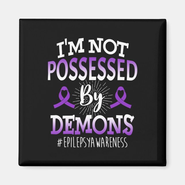 Imã Eu não sou a "Epilepsy Cancer Awarness" (Frente)