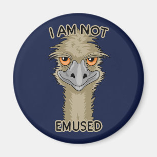 Imã Eu não sou chalaça engraçada do Emu de Emused