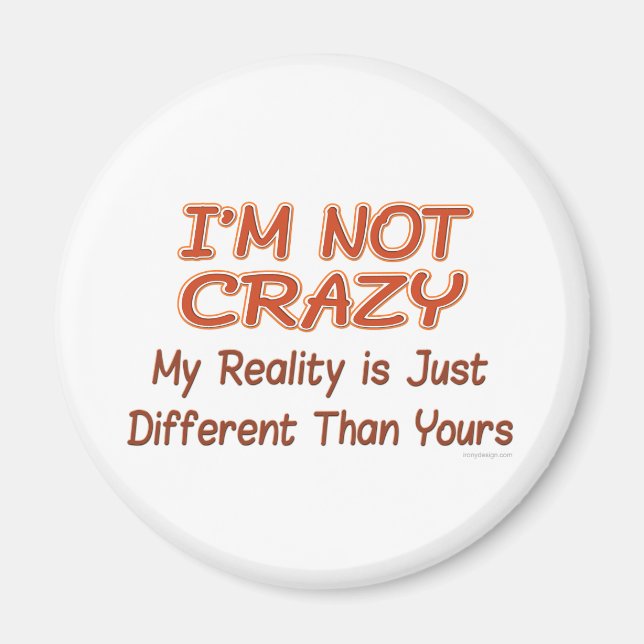 Imã Eu não sou louca (Frente)