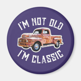 Imã Eu não sou velho, sou clássico do caminhão