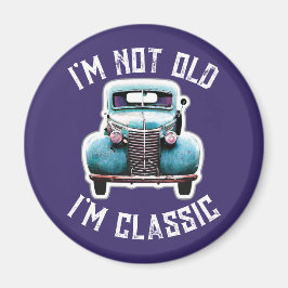 Imã Eu não sou velho sou clássico do carro