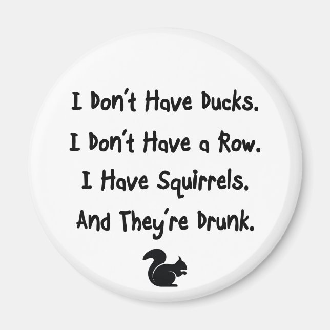 Imã Eu não tenho patos (Frente)