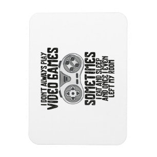 Ímã Eu Nem Sempre Toco Videos games Gaming Humor Engra