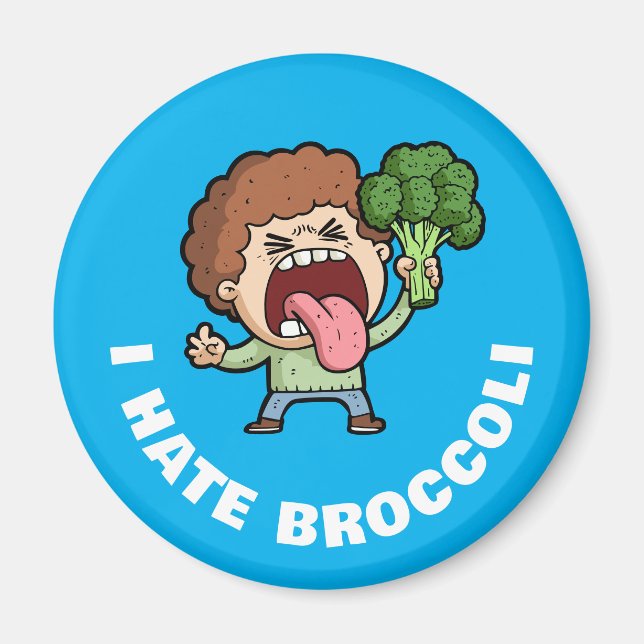 Imã Eu Odeio Broccoli (Frente)