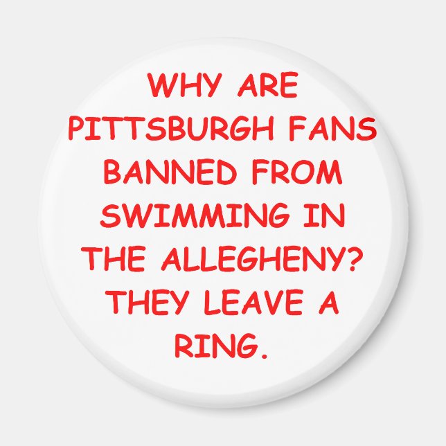 Imã eu odeio pittsburgh (Frente)