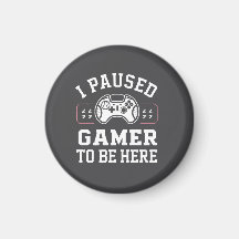 Eu Pausado Gamer Para Estar Aqui Citação Design