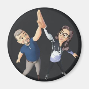 Imã Eu peguei as suas costas.