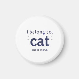 Imã Eu Pertenço ao Gato