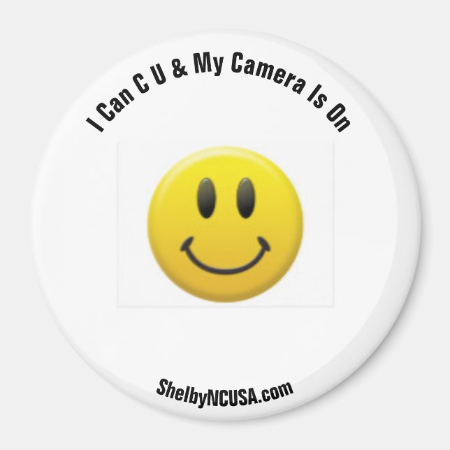 Imã Eu Posso C E Minha Câmera Está No Magnet (Frente)