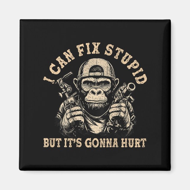 Imã Eu posso consertar o Stud, mas vai doer o macaco e (Frente)