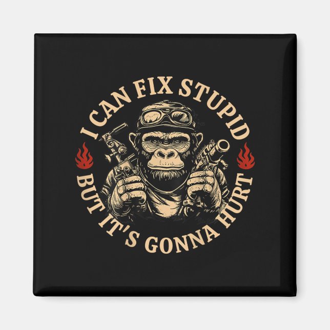Imã Eu posso consertar o Stud, mas vai doer o macaco e (Frente)