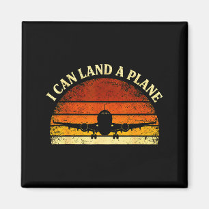 Imã Eu Posso Pousar Um Avião Lote Vintage Humor de Avi
