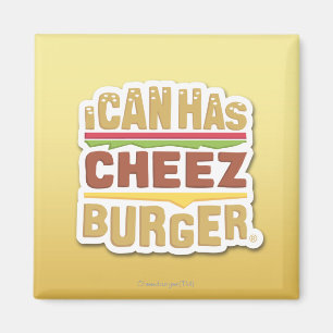 Imã Eu posso tenho Cheezburger (a sombra)