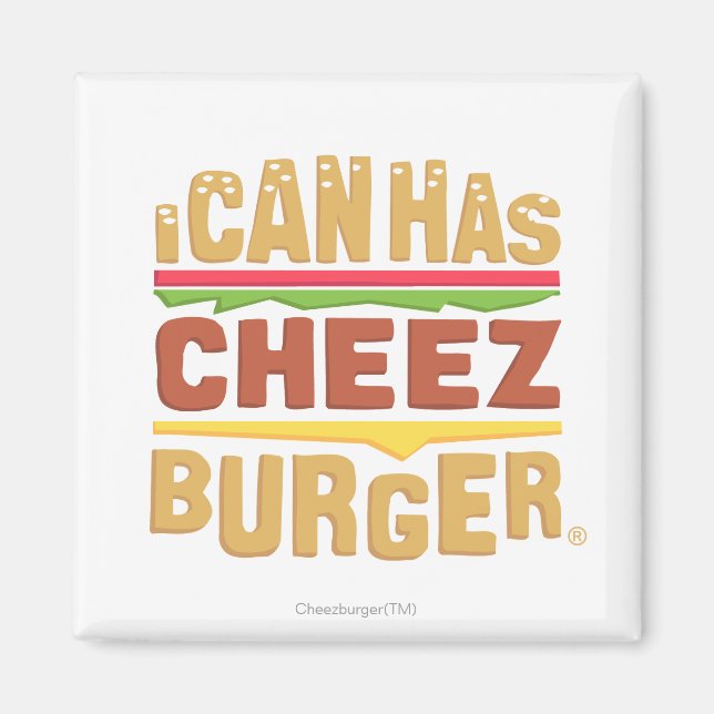 Imã Eu Posso Ter Cheezburger (Frente)
