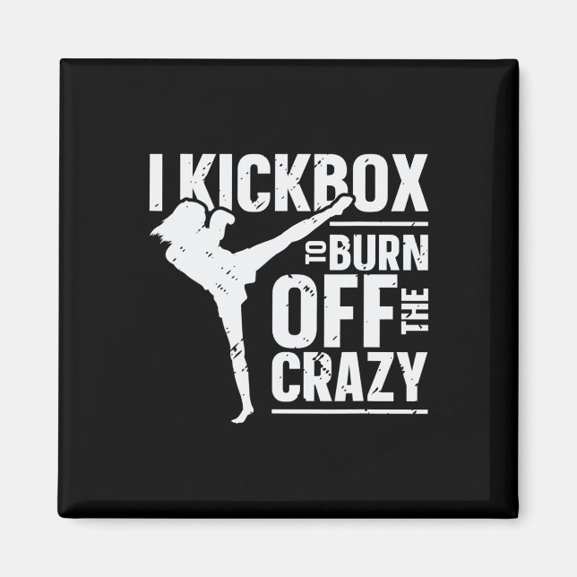 Imã Eu Pratico Kickbox Para Queimar a Louca Garota Mul (Frente)