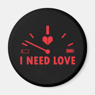 Imã Eu preciso velocímetro de amor