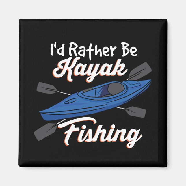Imã Eu Preferencialmente De Pescar Kayak (Frente)