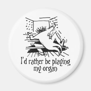 Imã Eu preferencialmente estaria jogando meu órgão!