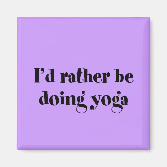 Imã Eu Preferencialmente Fazendo Yoga (Frente)