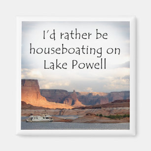Imã Eu preferencialmente houseboating no lago Powell