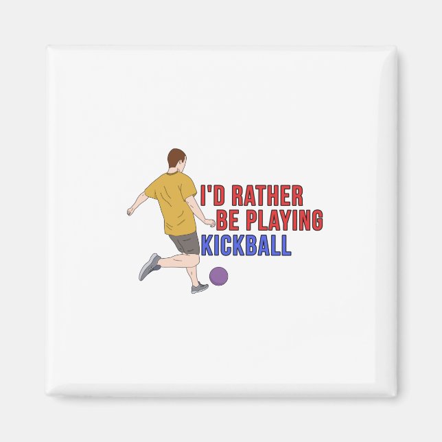 Imã Eu Preferencialmente Jogando KickBall (Frente)