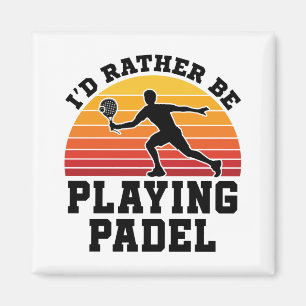 Imã Eu Preferencialmente Jogar Padel