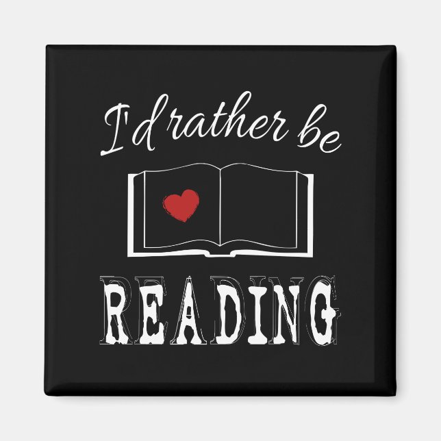 Imã Eu preferencialmente lendo (Frente)