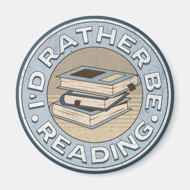 Imã Eu preferencialmente lendo (Frente)