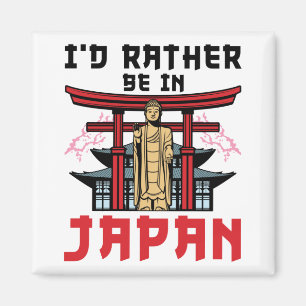 Imã Eu Preferiria Estar No Japão Viagem Japonês