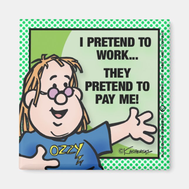 Imã Eu Pretendo Trabalhar (Frente)