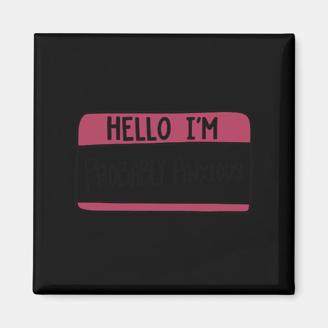 Imã Eu provavelmente estou ansioso por suicídio por sa (Frente)