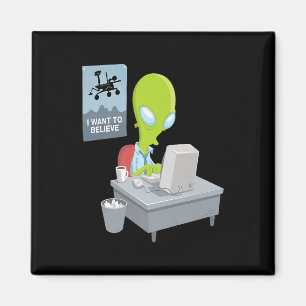 Imã Eu quero acreditar na versão alienígena do gi alie