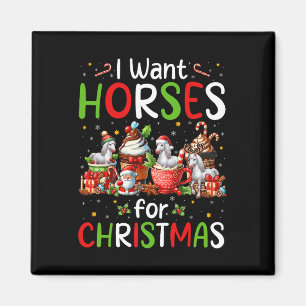 Imã Eu Quero Cavalos Para Fazenda Do Café De Natal