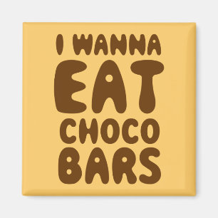 Imã Eu quero comer bares de Choco