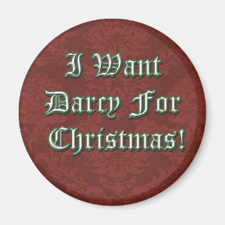 Imã Eu quero Darcy para o Magnet de Natal