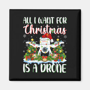 Imã Eu Quero O Natal É Um Drone Xmas Tree Lights
