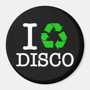 Imã Eu recicl o disco