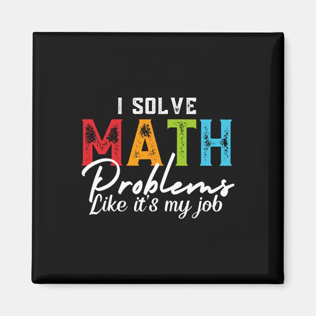 Imã Eu Resolvo Problemas de Matemática Como Se Fosse M (Frente)