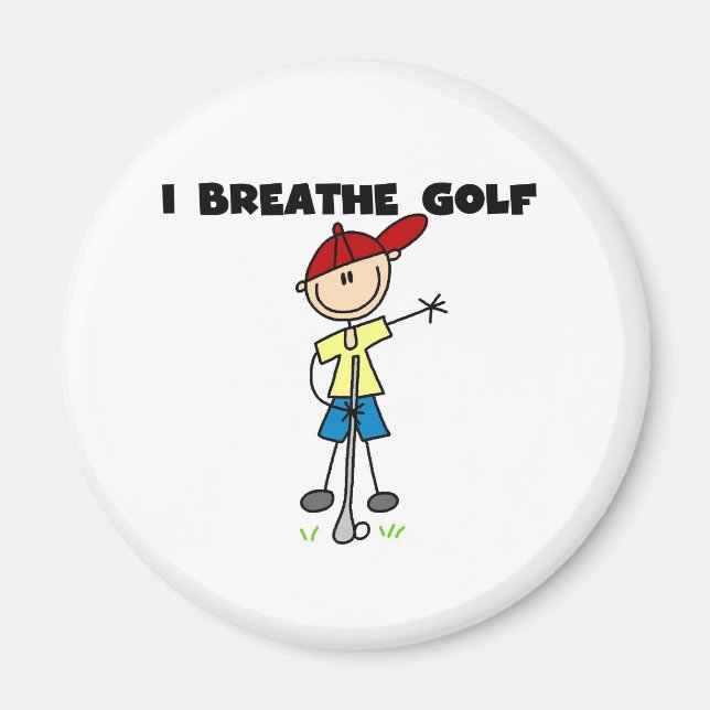 Imã Eu Respiro Golfe (Frente)