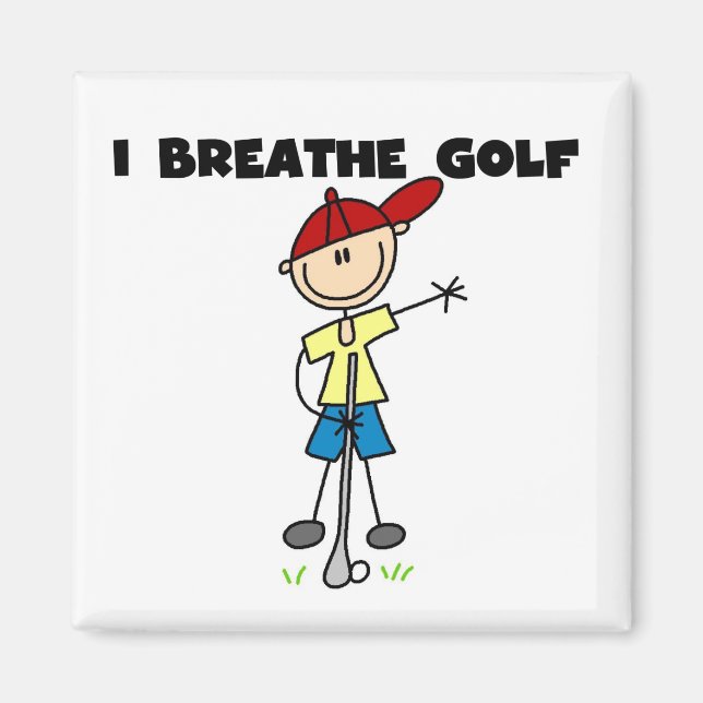 Imã Eu Respiro Golfe (Frente)
