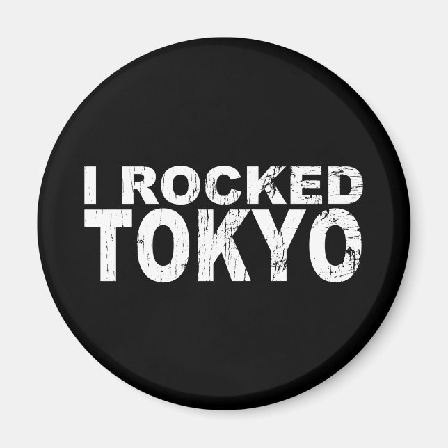Imã Eu Rocquei Tóquio Magnet (Frente)
