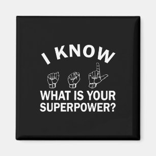 Imã Eu sei como é o seu sinal de consciência de superp