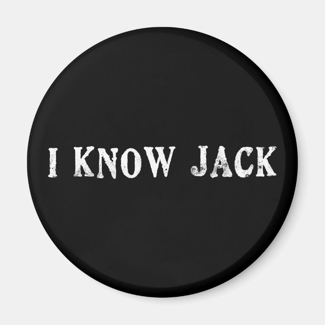 Imã Eu Sei Jack (Frente)