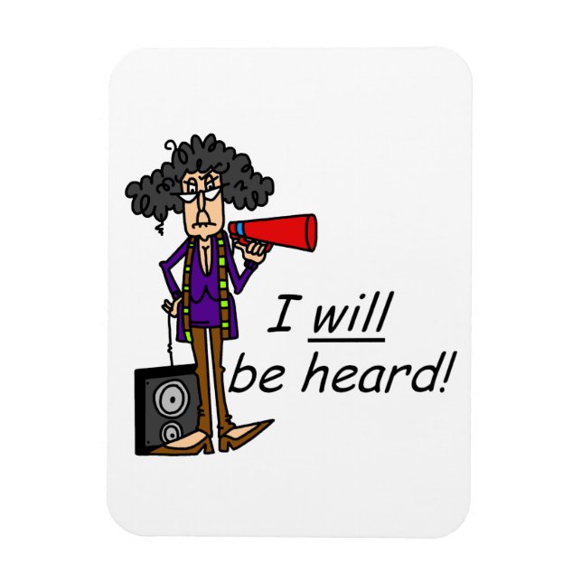 Ímã EU serei ouvido (Vertical)